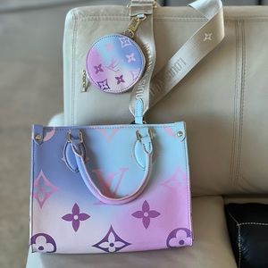 1:1 LV Spring in the City On-The-Go PM in “Pastel Sunrise”